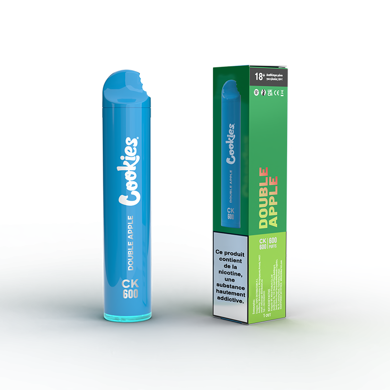 DOUBLE APPLE 600 PUFF NICOTINĂ COOKIES