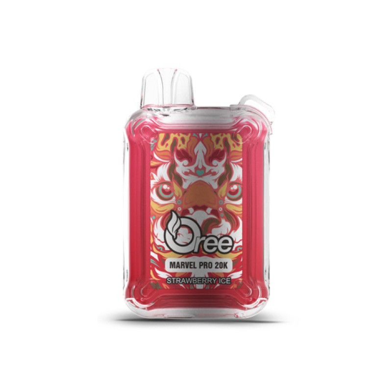 STRAWberry ICE 25K PUFF NICOTINE MARVEL OREE