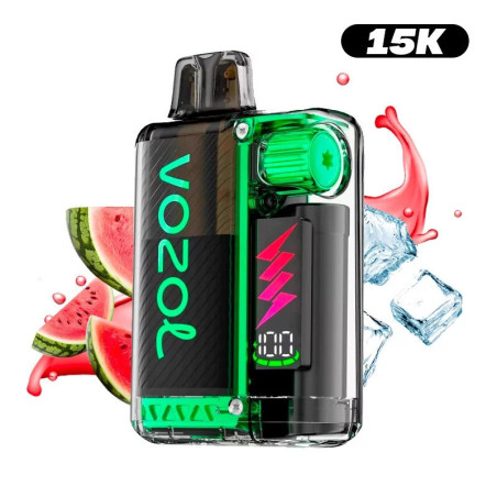 PUFF REÎNCĂRCABIL 15K VOZOL PASTÈQUE GLACÉE 12ML