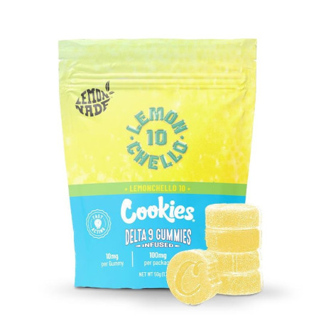 Gummies Lemonchello Cookies 10mg | Aromă de lămâie limoncello