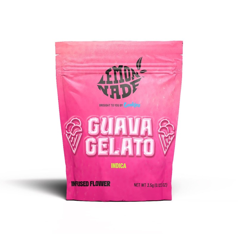 GUAVA GELATO INFUZAT FLOWER LEMONADE DE LA COOKIES
