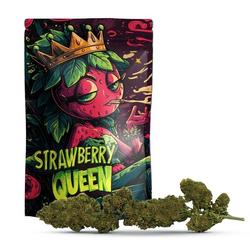 FLOARE CBD PE TULINĂ STRAWBERRY QUEEN