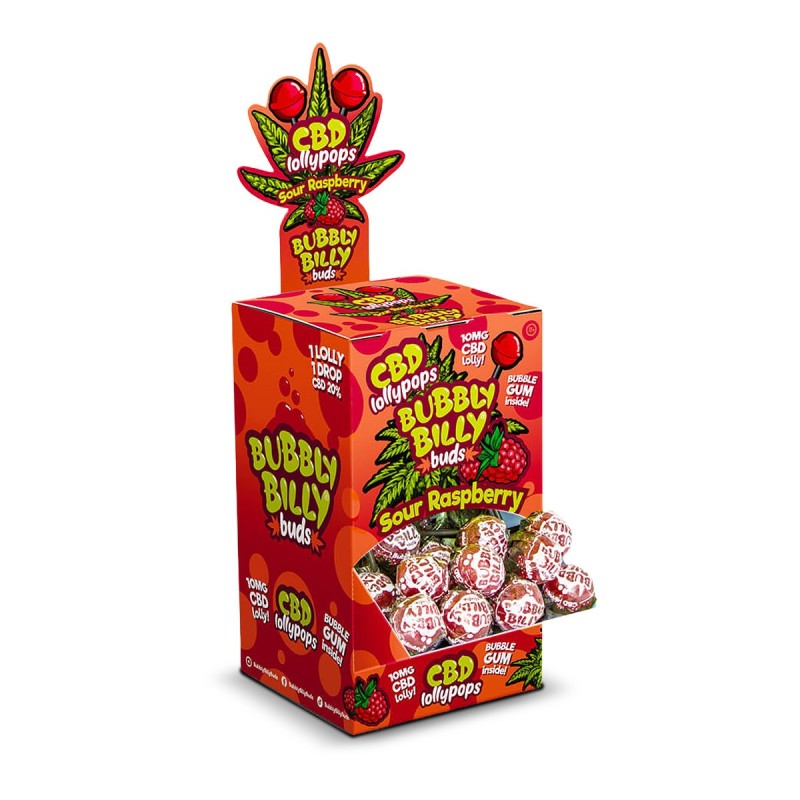 ACADEA FRUCTE DE ZMEURĂ 10MG CBD BUBBLY BILLY