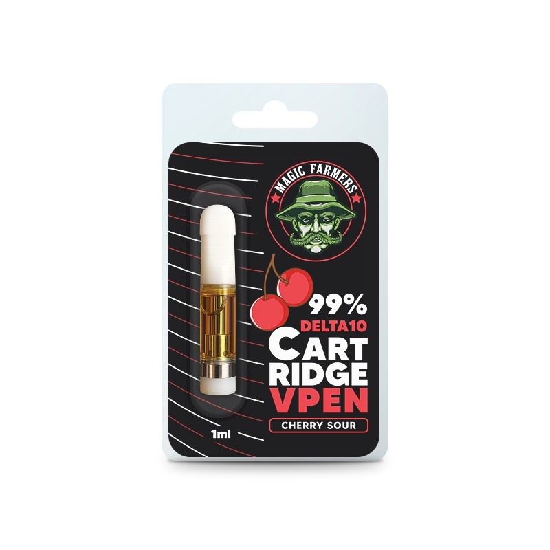 Cartuș 1ml 99% Delta-10 Cherry Sour | Vape fructat | Sixty8