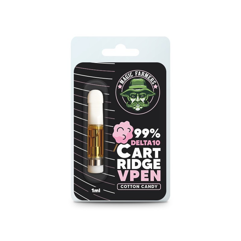 Cartuș Delta-10 1 ml 99 % Cotton Candy | Aromă Vată de Zahăr | Sixty8