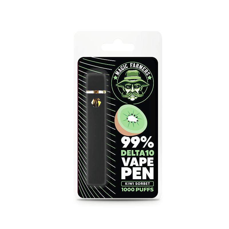 PUFF 2ML 99% Delta-10 Kiwi Sorbet | Vape fructat & proaspăt
