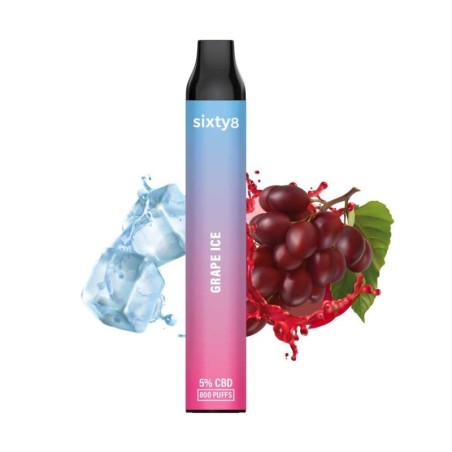 Puff CBD Grape Ice 5% – Strugure Glacial | Sixty8