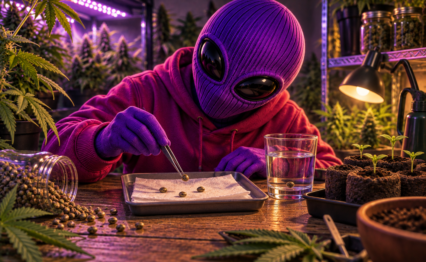 Cum germinezi o sămânță de cannabis?